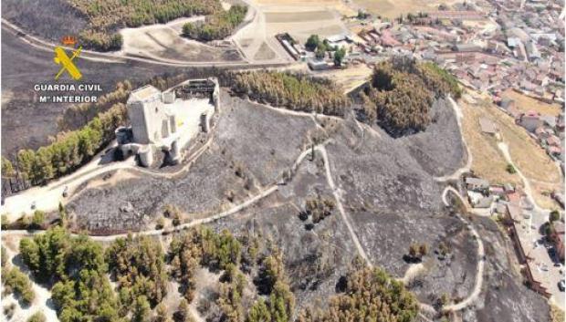 Incendio de Íscar, Valladolid