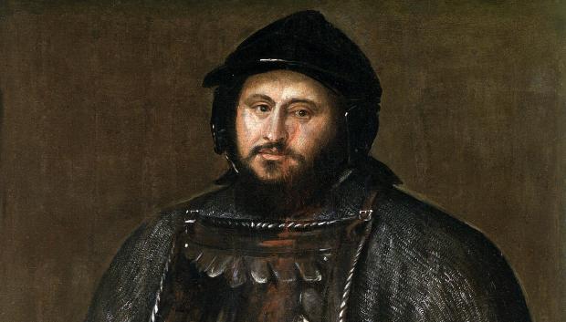 Juan Federico de Sajonia, retrato pintado por Tiziano