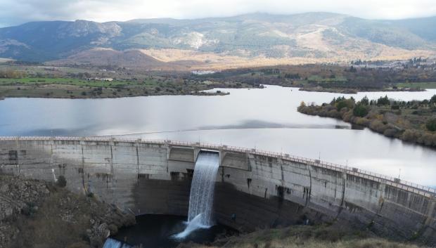 El embalse del Pontón Alto, en la provincia de Segovia