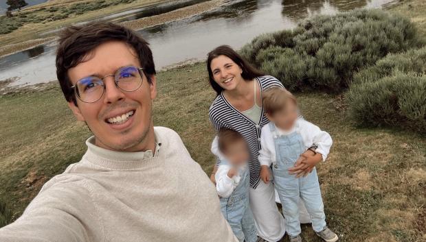 Ramón y Miriam, en una foto de este verano