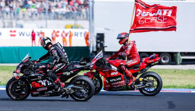Marc Márquez y Jorge Martín, en una imagen de archivo