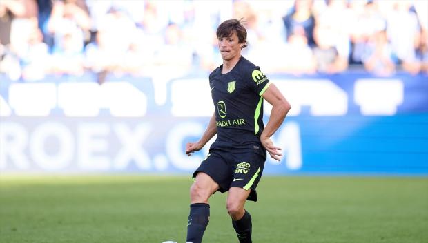 Robin Le Normand, durante el Deportivo Alavés - Atlético de Madrid