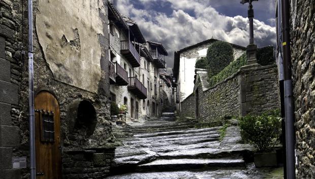 Imagen de archivo del pueblo de Rupit y Pruit.