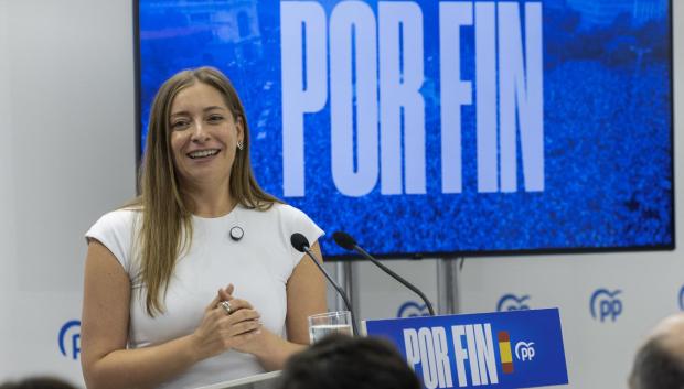 La portavoz de campaña del PP y del Grupo Parlamentario Popular en el Congreso de los Diputados, Ester Muñoz
