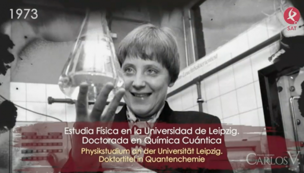 Proyección de la carrera política de Ángela Merkel.