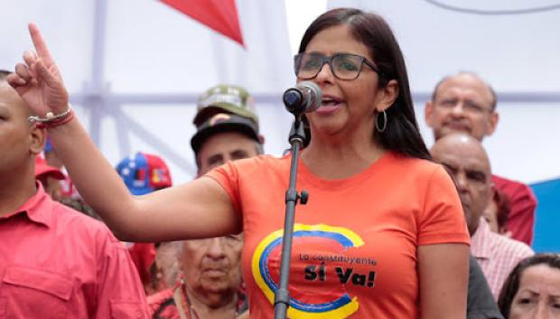 Delcy Rodríguez, vicepresidenta del régimen venezolano