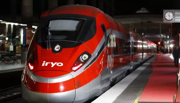Modelo de tren Iryo que operará en España a finales de 2022