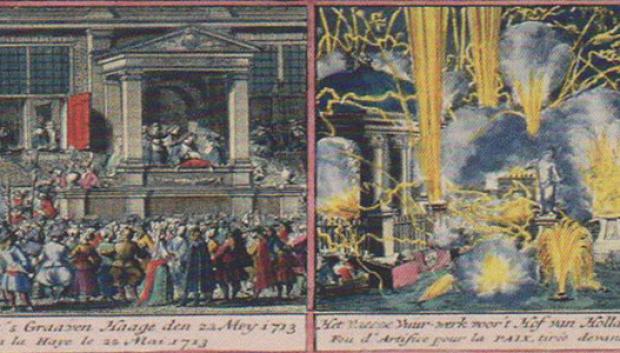 Celebración en Utrecht de la paz (mayo-junio de 1713)