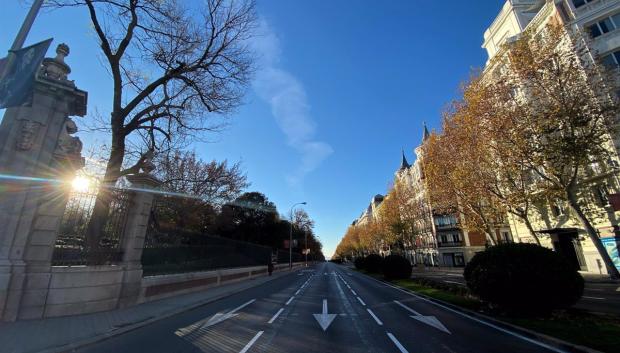 22-11-2020 El Paseo de Alfonso XII, frente al Parque del Retiro, en Madrid, a 22 de noviembre de 2020. El Ayuntamiento de Madrid ha impulsado la candidatura del paseo del Prado y El Retiro para convertirse en Patrimonio Mundial de la UNESCO a través de la campaña 'Paisaje de la Luz'.
POLITICA 
Eduardo Parra - Europa Press