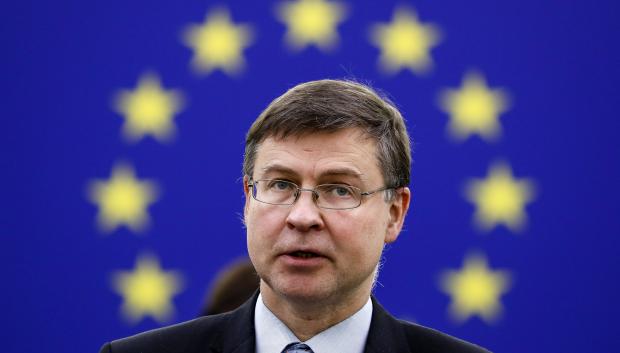 Valdis Dombrovskis, vicepresidente económico de la Comisión Europea