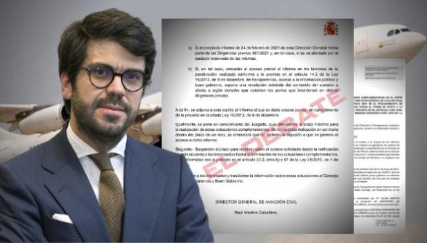 Raúl Medina, director de Aviación Civil ya con Ábalos, asume la resolución para ganar tiempo sin revelar el rescate de Plus Ultra