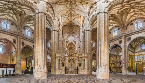 Interior de la catedral nueva de Salamanca