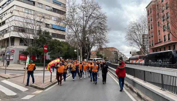La marea naranja sigue tomando las calles de Madrid