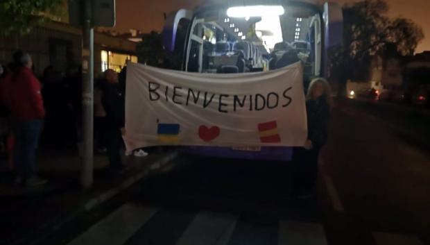 autobús refugiados