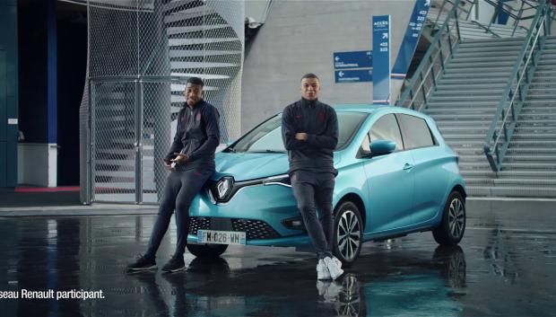 Mbappé fue la imagen de Renault para anunciar la llegada del modelo eléctrico Zoe