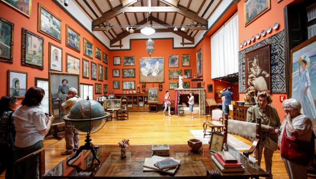 Una de las salas principales de la casa museo Sorolla, en Madrid