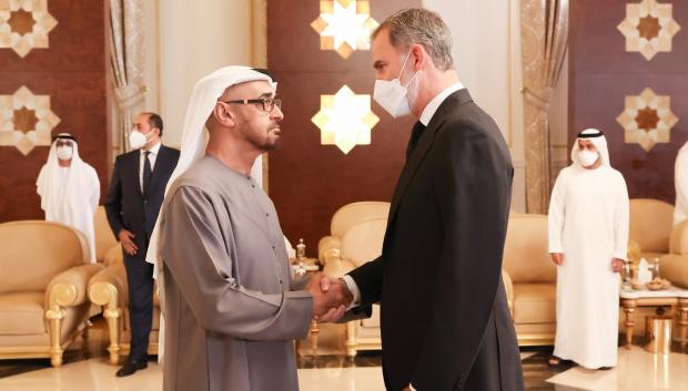 El monarca español traslada sus condolencias por la muerte del presidente de Emiratos Árabes Unidos, Jalifa bin Zayed Al Nahyan