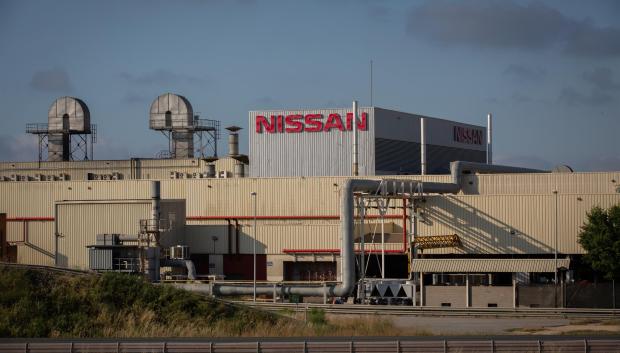 Exterior de la fábrica de Nissan en la Zona Franca de Barcelona.