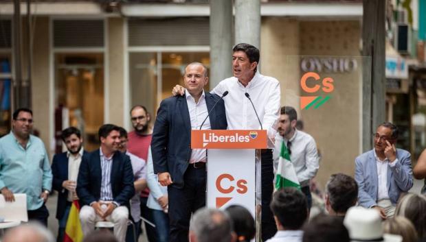 El candidato de Ciudadanos a las elecciones de Andalucía, Juan Marín