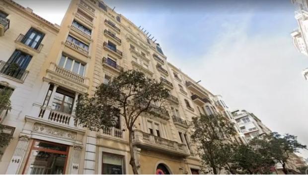 Edificio donde se encuentra la casa de Piqué