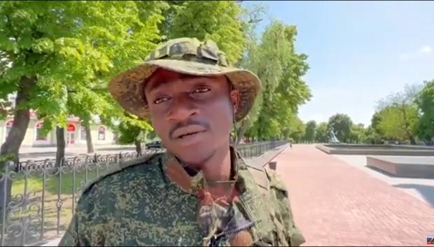 Captura del vídeo en el que explica sus razones para sumarse a las milicias pro-rusas en el Donbás