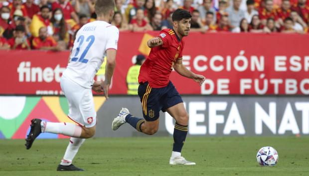 Marco Asensio, el mejor de España ante la República Checa