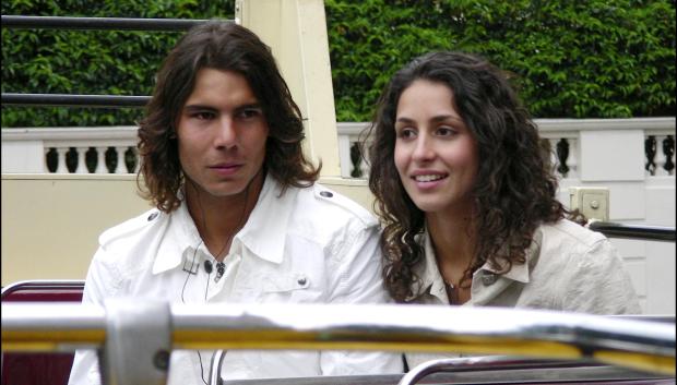 Rafa Nadal y Mery Perelló en su época de novios,una imagen de 2006