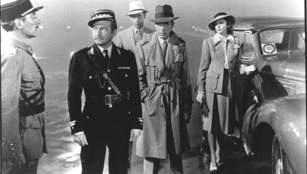 FOTOGRAMA PELICULA "CASABLANCA"
EN LA FOTO INGRID BERGMAN Y HUMPREY BOGART