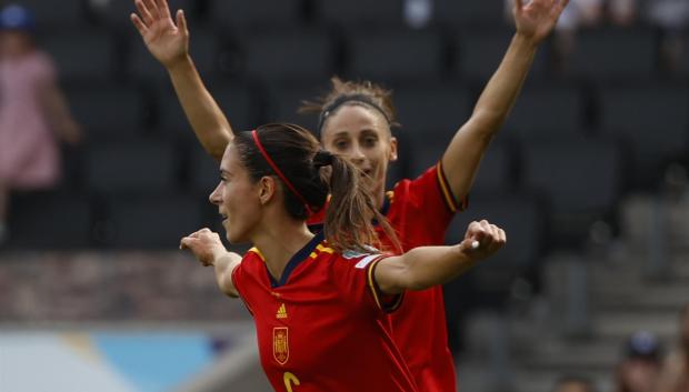 Aitana Bonmatí anotó el segundo de los cuatro goles de España