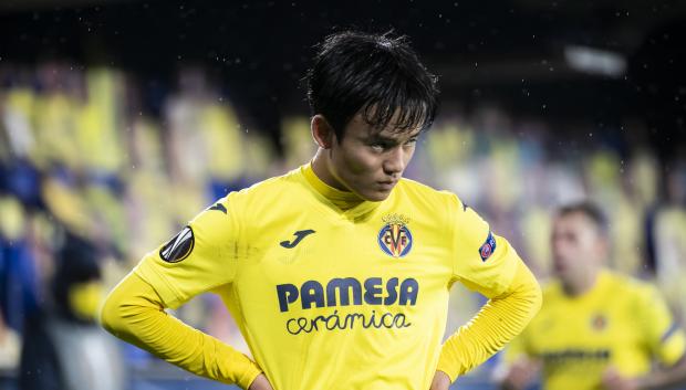 Takefusa Kubo, durante su breve etapa en el Villarreal