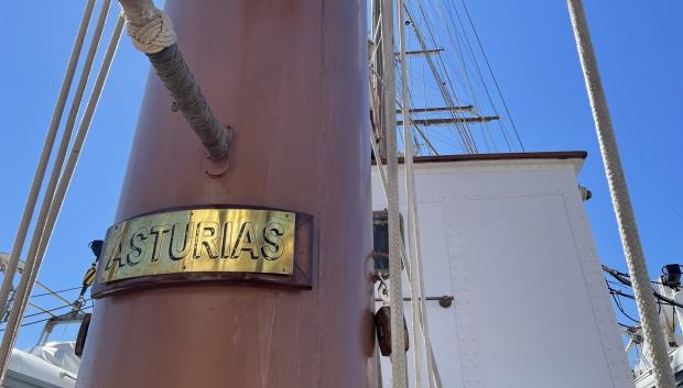El 'Asturias' fue uno de los barcos de instrucción que antecedió al 'Juan Sebastián de Elcano'