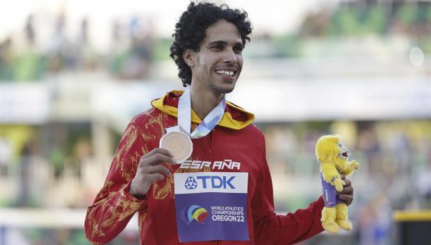 Mohamed Katir es el cuarto medallista español en el 1.500 del Mundial de atletismo