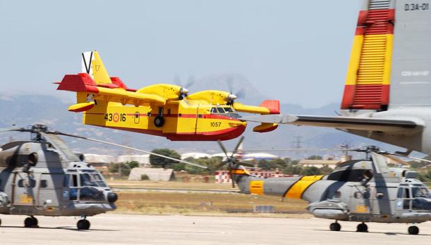Hidroavión Bombardier del Ejército del Aire