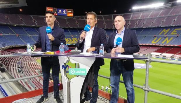 Álvaro Benito, Carlos Martínez y Julio Maldonado 'Maldini'