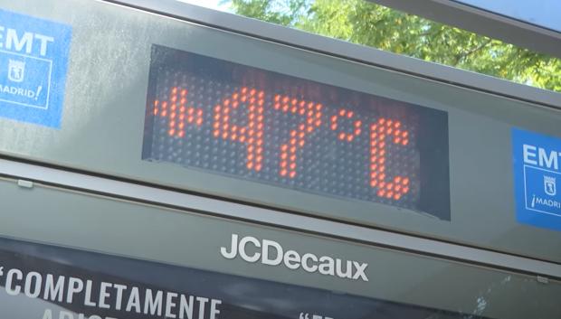 Altas temperaturas en Madrid