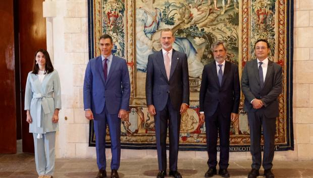 Felipe VI se reunió por última vez con el presidente del Gobierno, Pedro Sánchez, el pasado martes, con motivo de comentar el fin del curso político