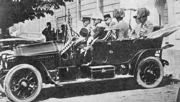 El asesinato del archiduque Francisco Fernando, junio de 1914