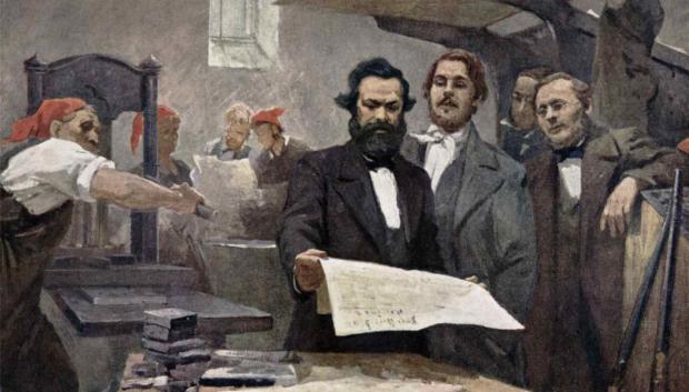 Marx y Engels en la Gaceta Renana