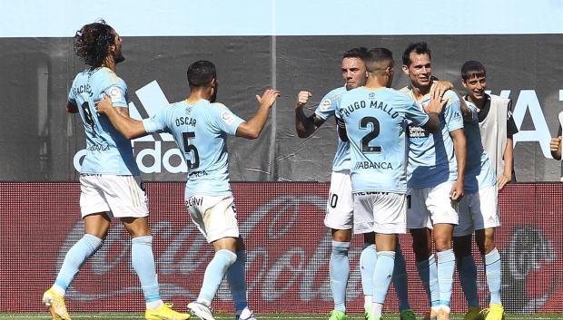 Iago Aspas anotó el primer gol del Celta en esta Liga