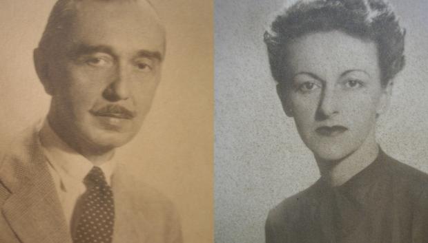 Zdenko Formanek y su esposa Eugenia Formenkova