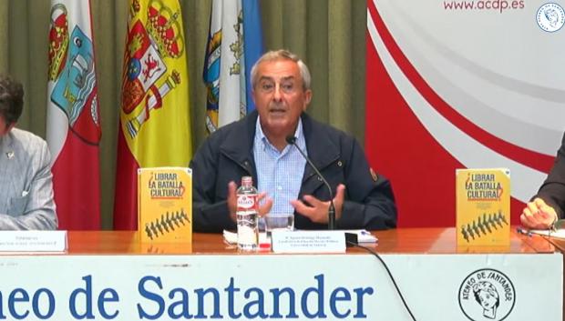 Domingo Moratalla, durante su intervención