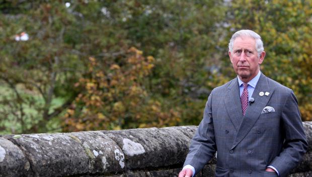 The Prince of Wales on a walkabout in Middleton-in-Teesdale, County Durham, during a visit to the area.