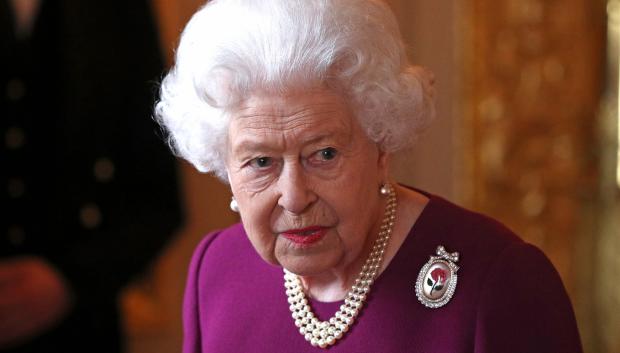 Queen Elizabeth II  joins members of the Order of Merit in Windsor