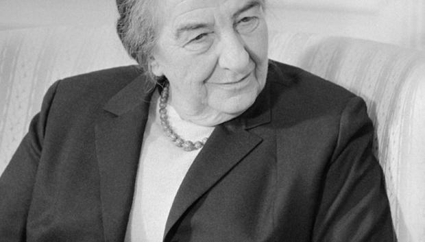 Golda Meir, Primera Ministra Israelí durante la guerra de 1973
