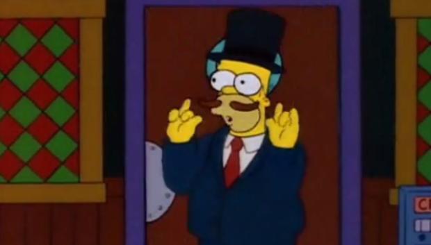 El personaje 'Guy Incógnito' de Los Simpson