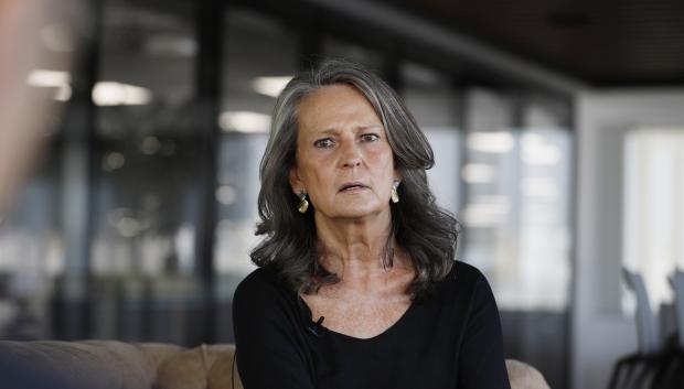 Isabel San Sebastián durante la entrevista en El Debate