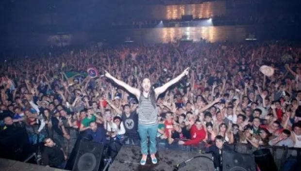 Steve Aoki en el Madrid Arena