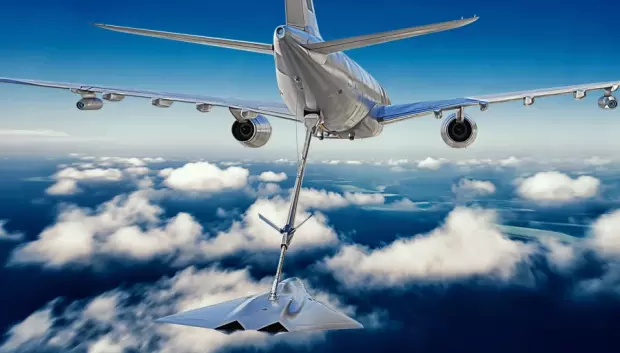 La recreación de un caza repostando de un avión LXT difundida por Lockheed Martin ha puesto el foco en el caza ultrasecreto