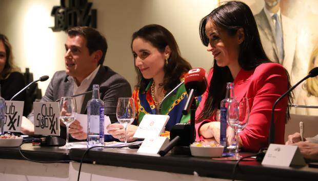 Albert Rivera protagoniza el coloquio organizado por el Club Siglo XXI en Madrid, junto a Begoña Villacís