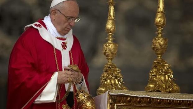 El Papa Francisco, durante la celebración del día de Pentecostés